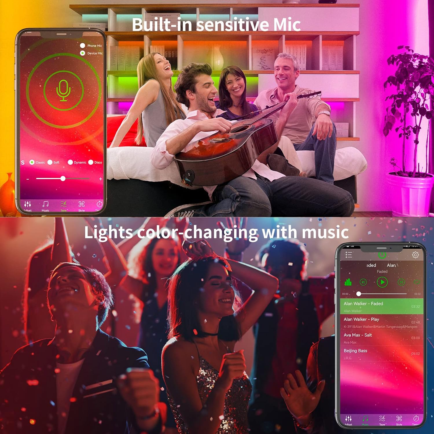 stip light mic